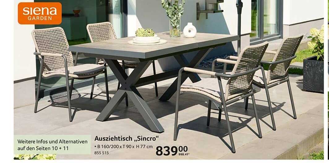 Ausziehtisch „Sincro“