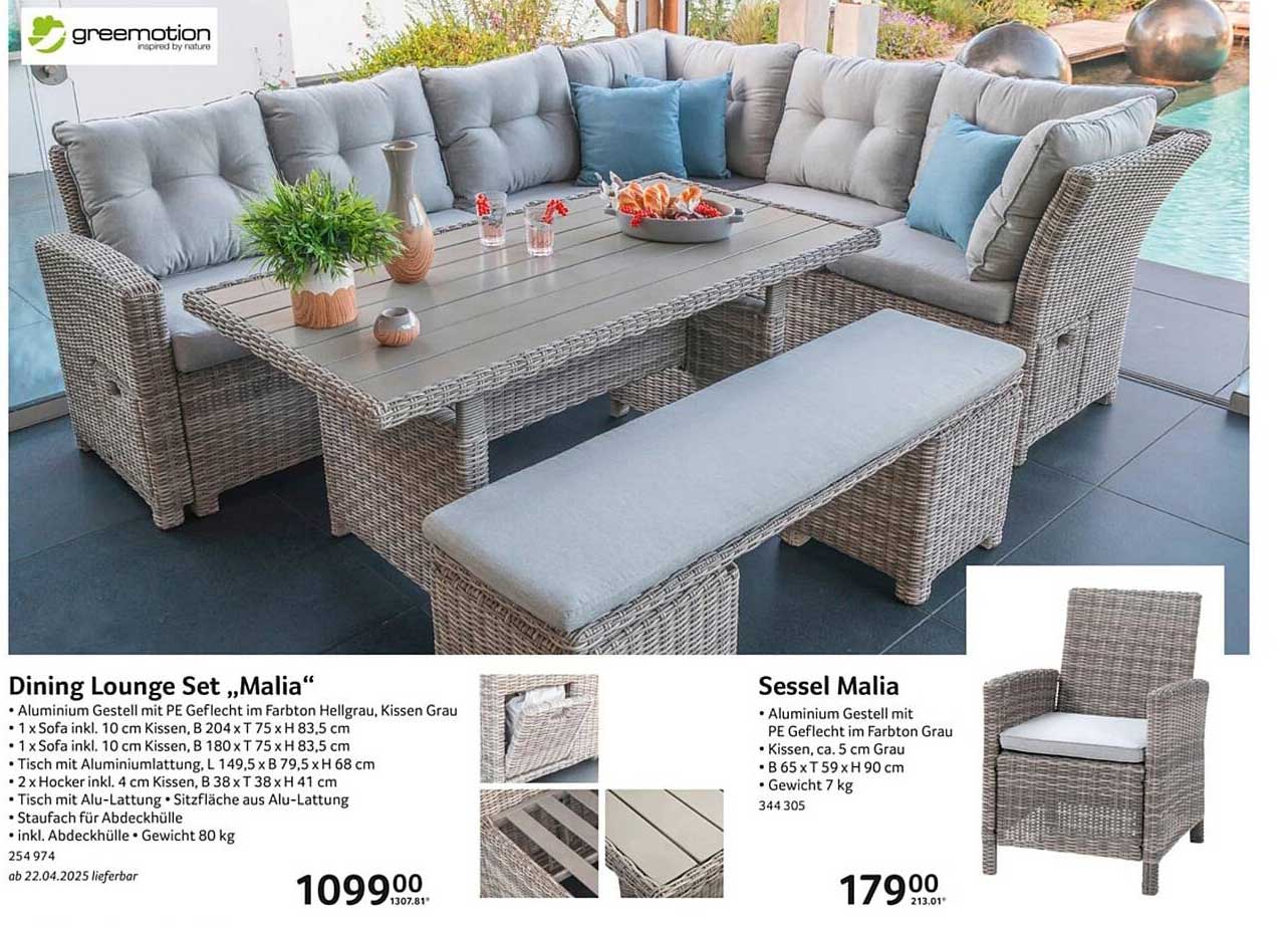 Dining Lounge Set „Malia“