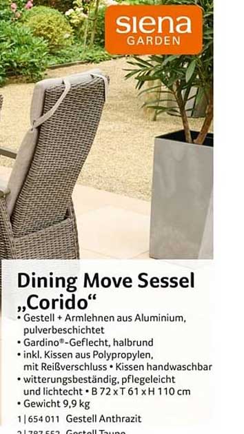 Dining Move Sessel „Corido“