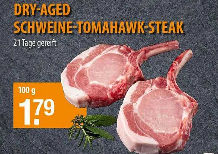 DRY-AGED SCHWEINE-TOMAHAWK-STEAK