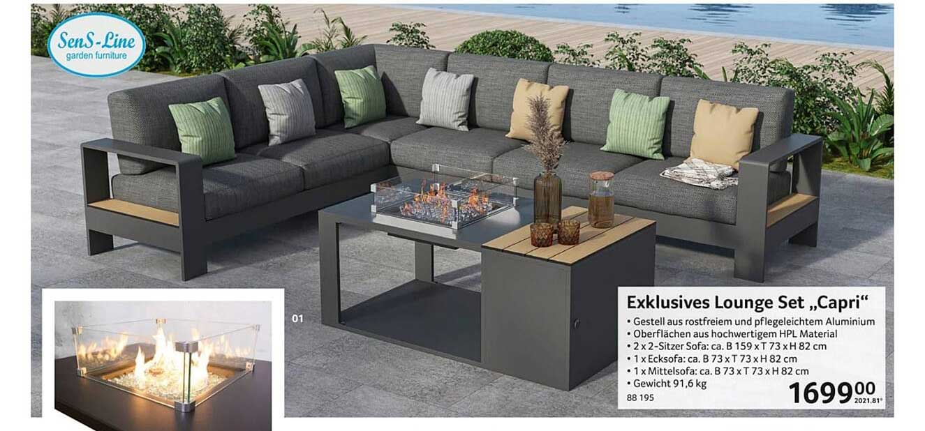 Exklusives Lounge Set „Capri“