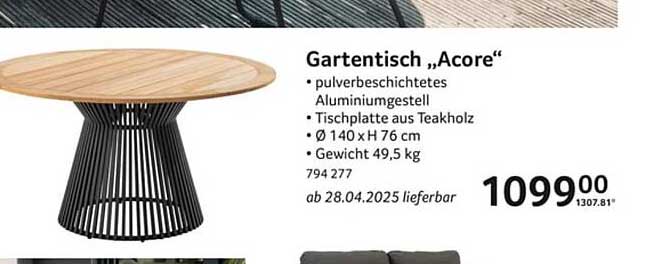Gartentisch „Acore“