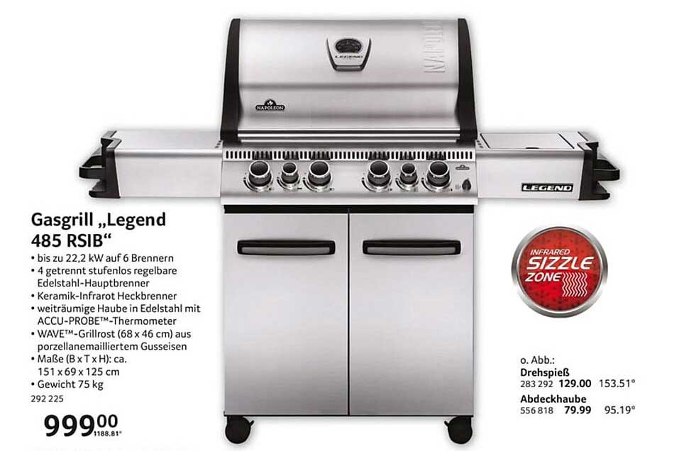 Gasgrill „Legend 485 RSIB“