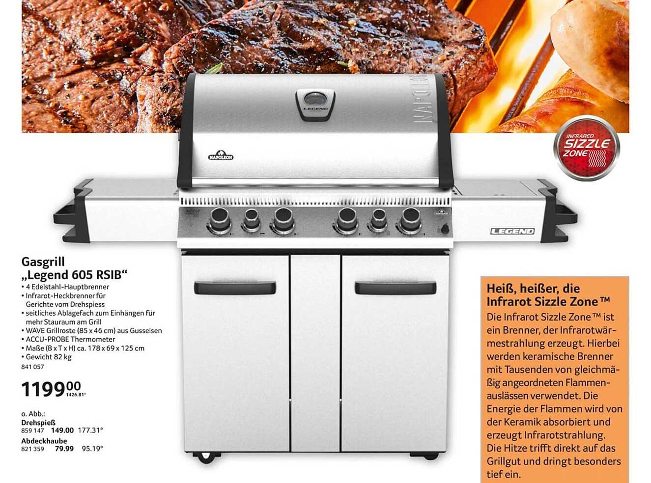 Gasgrill „Legend 605 RSIB“