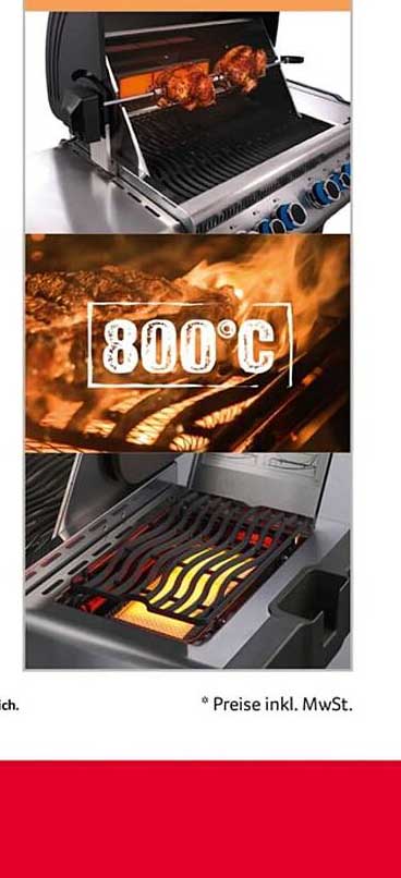 Innovativer Grill mit 800°C für perfekte Grillergebnisse