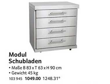 Modul Schubladen
