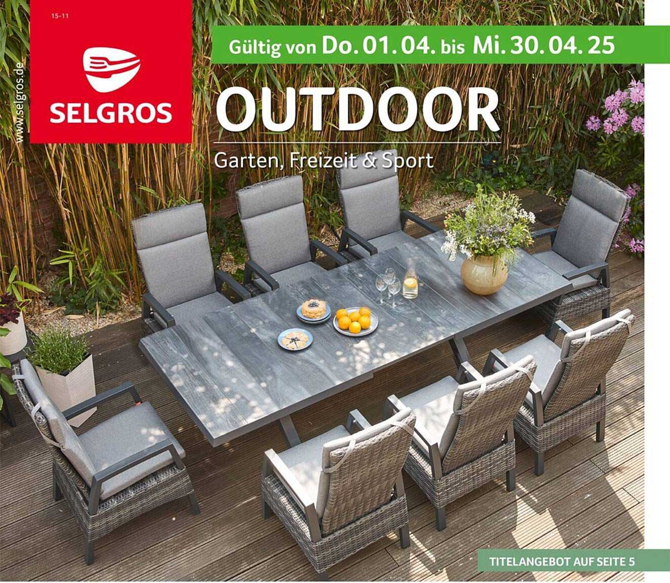 OUTDOOR Gartenmöbel Set