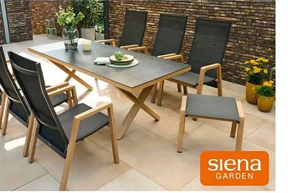 Siena Garden Gartenmöbel Set 7-teilig