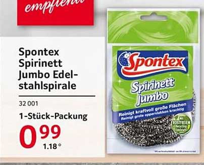 Spontex Spirinett Jumbo Edelstahlspirale