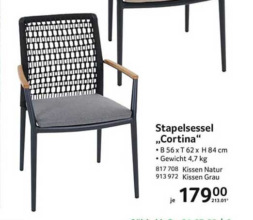 Stapelsessel „Cortina“