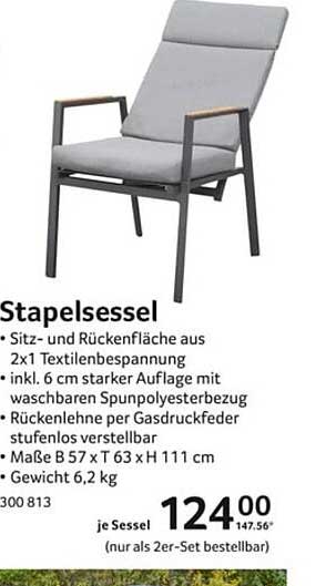 Stapelstuhl mit vielseitiger Funktionalität