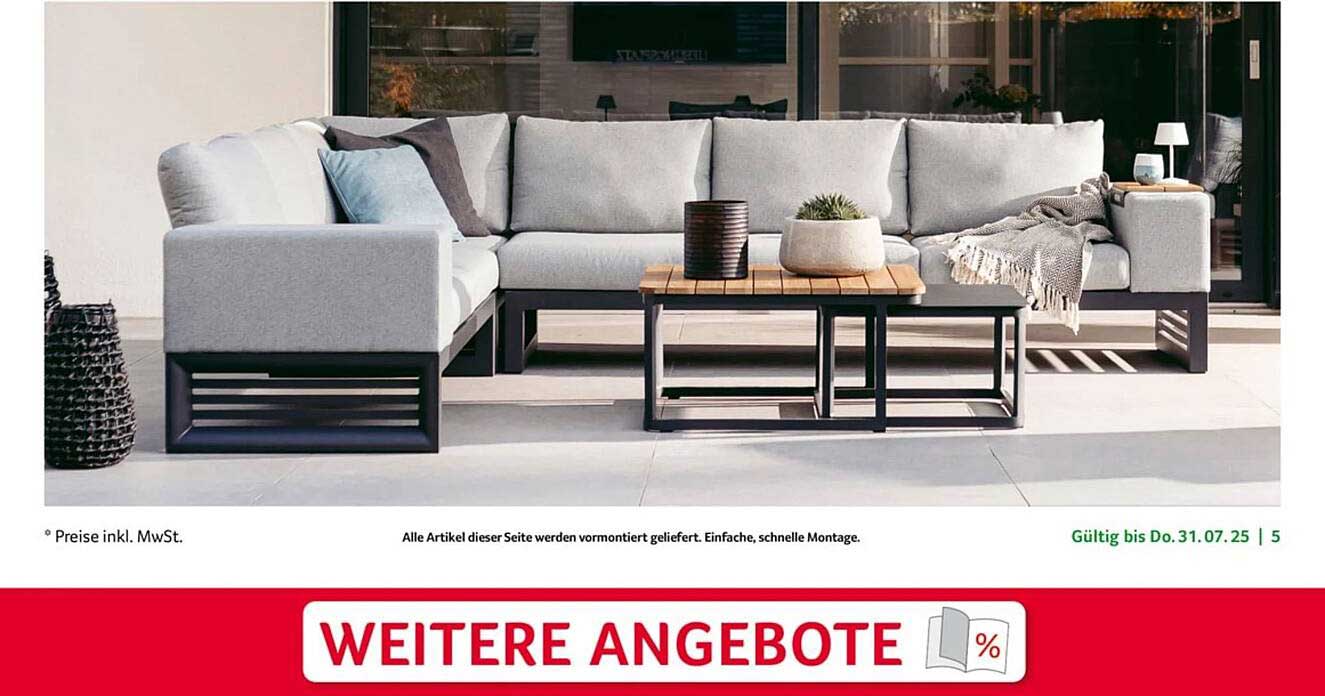 Stylische Gartenmöbel-Sitzgruppe – Ideal für entspannte Tage im Freien
