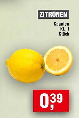 ZITRONEN Spanien KL. I Stück
