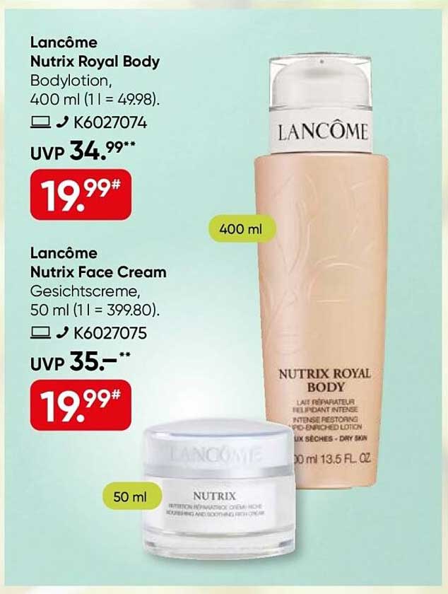Lancôme Nutrix Royal Body Bodylotion, 400 ml