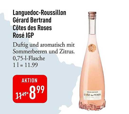 Languedoc-Roussillon Gérard Bertrand Côtes des Roses Rosé IGP