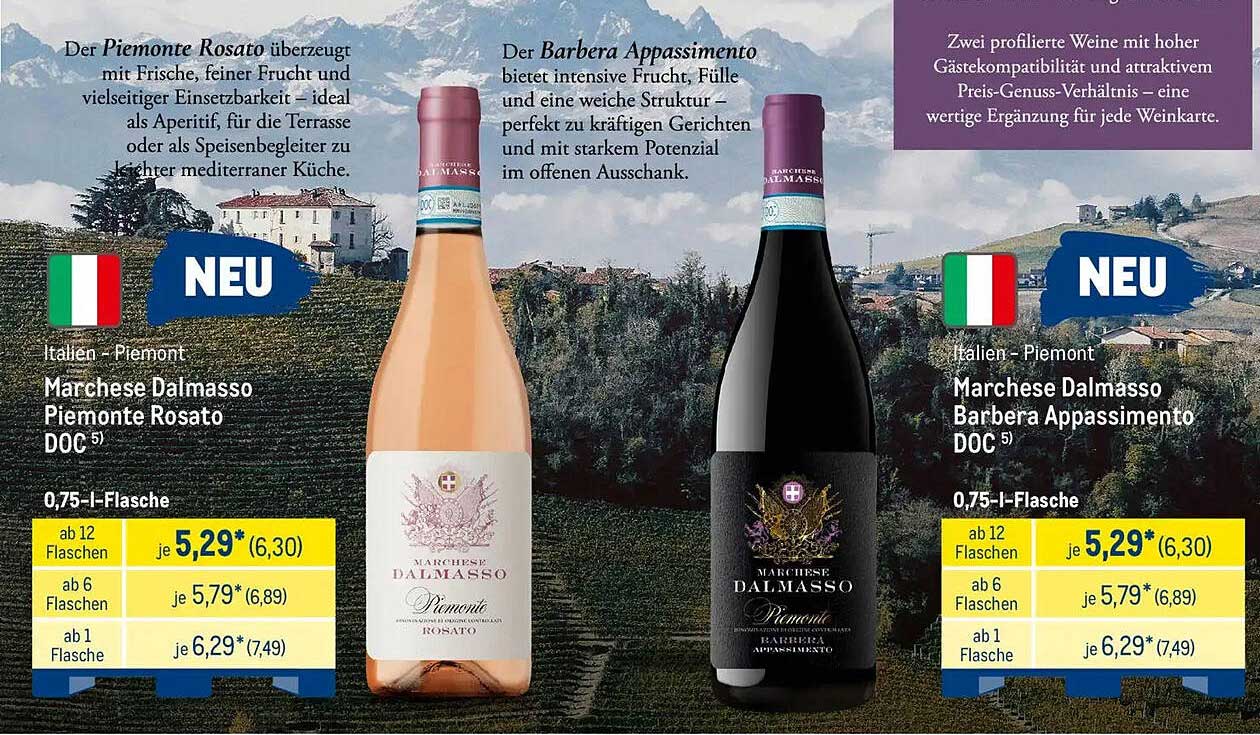 Marchese Dalmasso Piemonte Rosato DOC