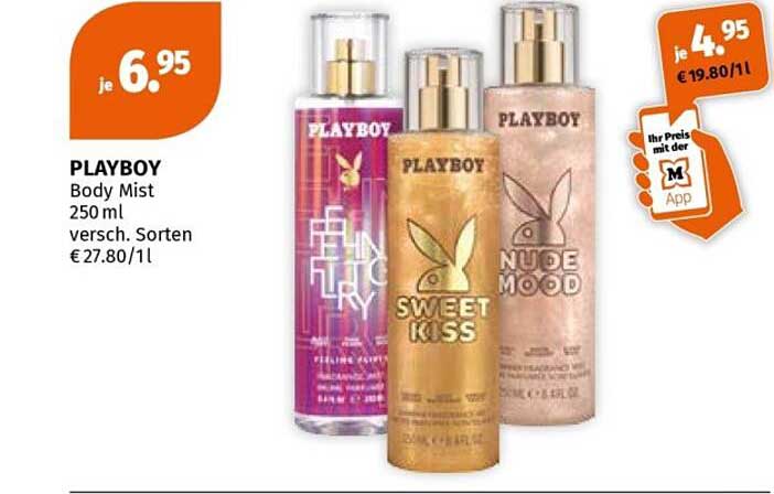 PLAYBOY Body Mist 250 ml versch. Sorten