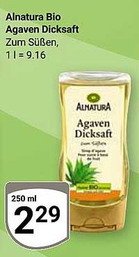 Alnatura Bio Agaven Dicksaft