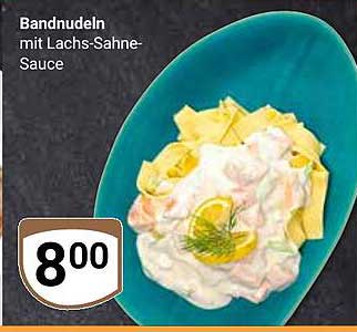 Bandnudeln mit Lachs-Sahne-Sauce