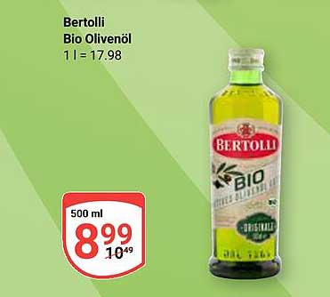 Bertolli Bio Olivenöl 500 ml