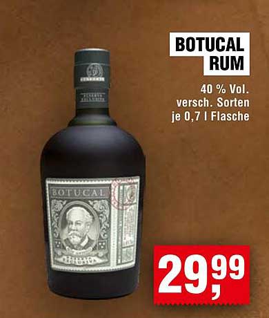 BOTUCAL RUM 0,7 l Flasche