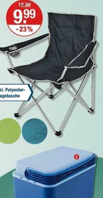 Campingstuhl mit Polyester-Tragetasche