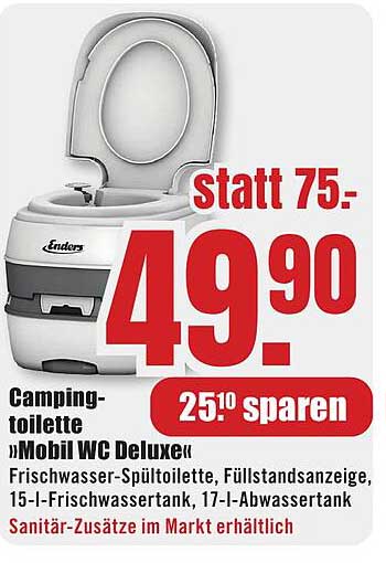 Campingtoilette »Mobil WC Deluxe«