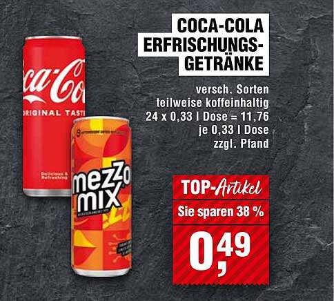 COCA-COLA ERFRISCHUNGS-GETRÄNKE