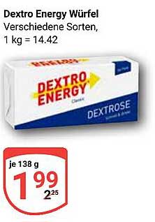 Dextro Energy Würfel - verschiedene Sorten