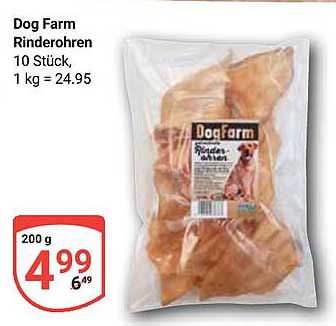 Dog Farm Rinderohren 200 g