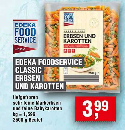 EDEKA FOOD SERVICE CLASSIC ERBSEN UND KAROTTEN