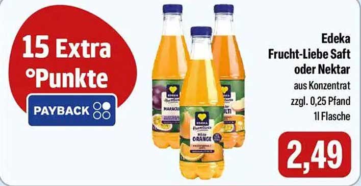 Edeka Frucht-Liebe Saft oder Nektar