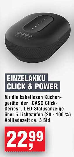 Einzelakku Click & Power für kabellose Küchengeräte