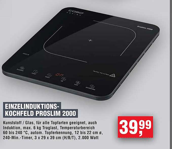 EINZELINDUKTIONS-KOCHFELD PROSLIM 2000