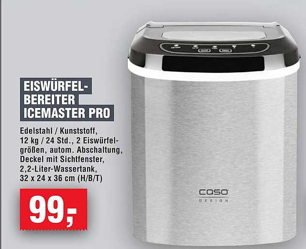 EISWÜRFEL-BEREITER ICEMASTER PRO