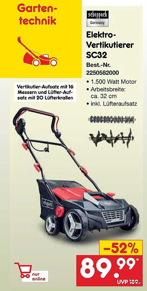 Elektro-Vertikutierer SC32