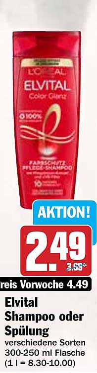 Elvital Shampoo oder Spülung - Aktion vom 05.05.2025 bis 10.05.2025