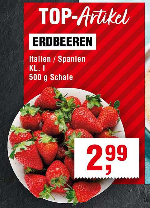 Erdbeeren 500 g Schale - Italien / Spanien