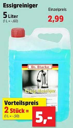 Essigreiniger 5 Liter
