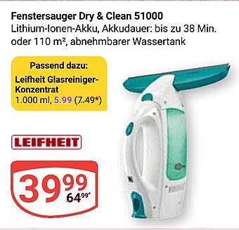 Fenstersauger Dry & Clean 51000