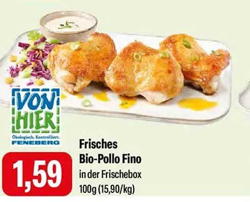 Frisches Bio-Pollo Fino in der Frischebox