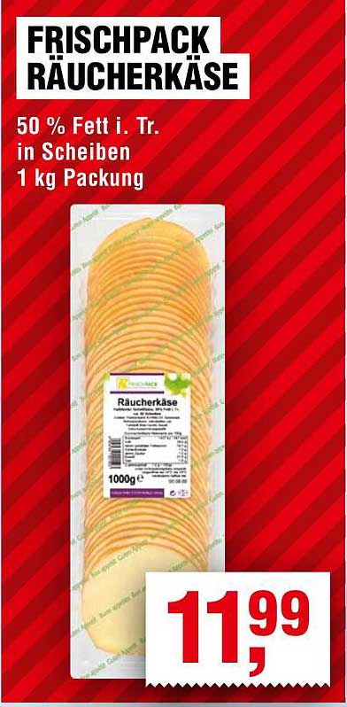 FRISCHPACK Räucherkäse 1 kg