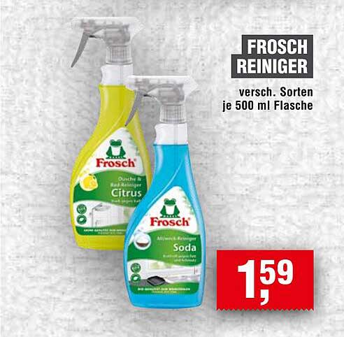 Frosch Reiniger – verschiedene Sorten je 500 ml Flasche