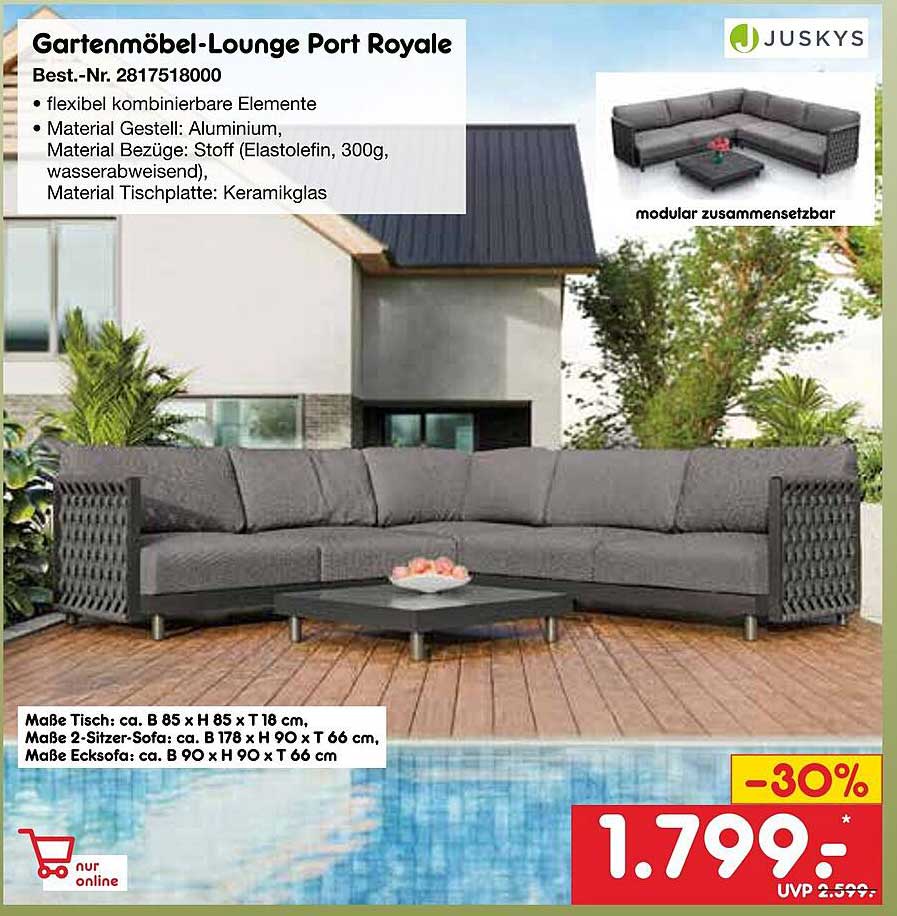 Gartenmöbel-Lounge Port Royale