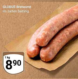 GLOBUS Bratwurst im zarten Saitling