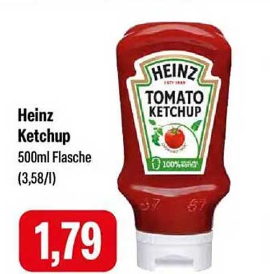 Heinz Ketchup 500ml Flasche