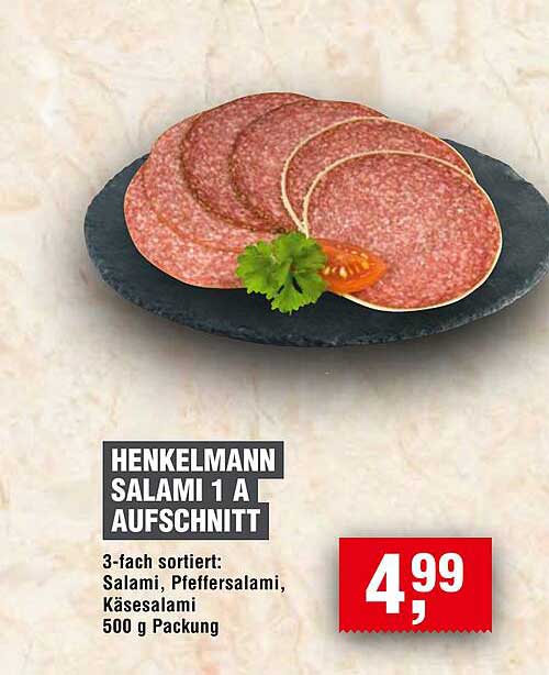 HENKELMANN SALAMI 1 A AUFSCHNITT