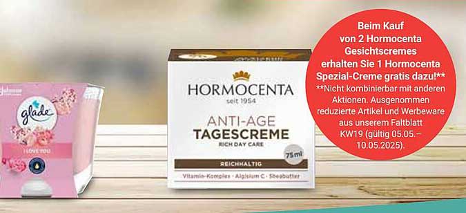 Hormocenta Anti-Age Tagescreme - 75 ml mit Gratisaktion