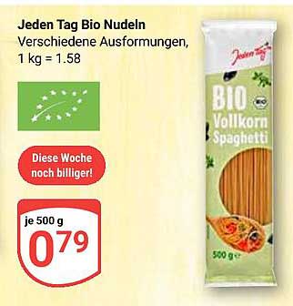 Jeden Tag Bio Nudeln