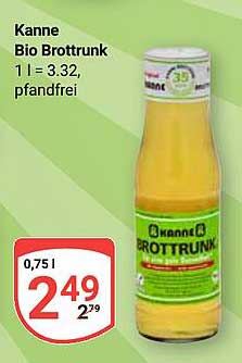 Kanne Bio Brotrunk 0,75L